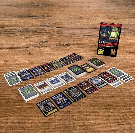 Brotherwise Games Boss Monster 10th Anniversary Edition | 30 Min Playing Time, 2-4 Players, Ages 13+, Building Card Game with New Rooms, Bosses, Spells & Modernized Rules