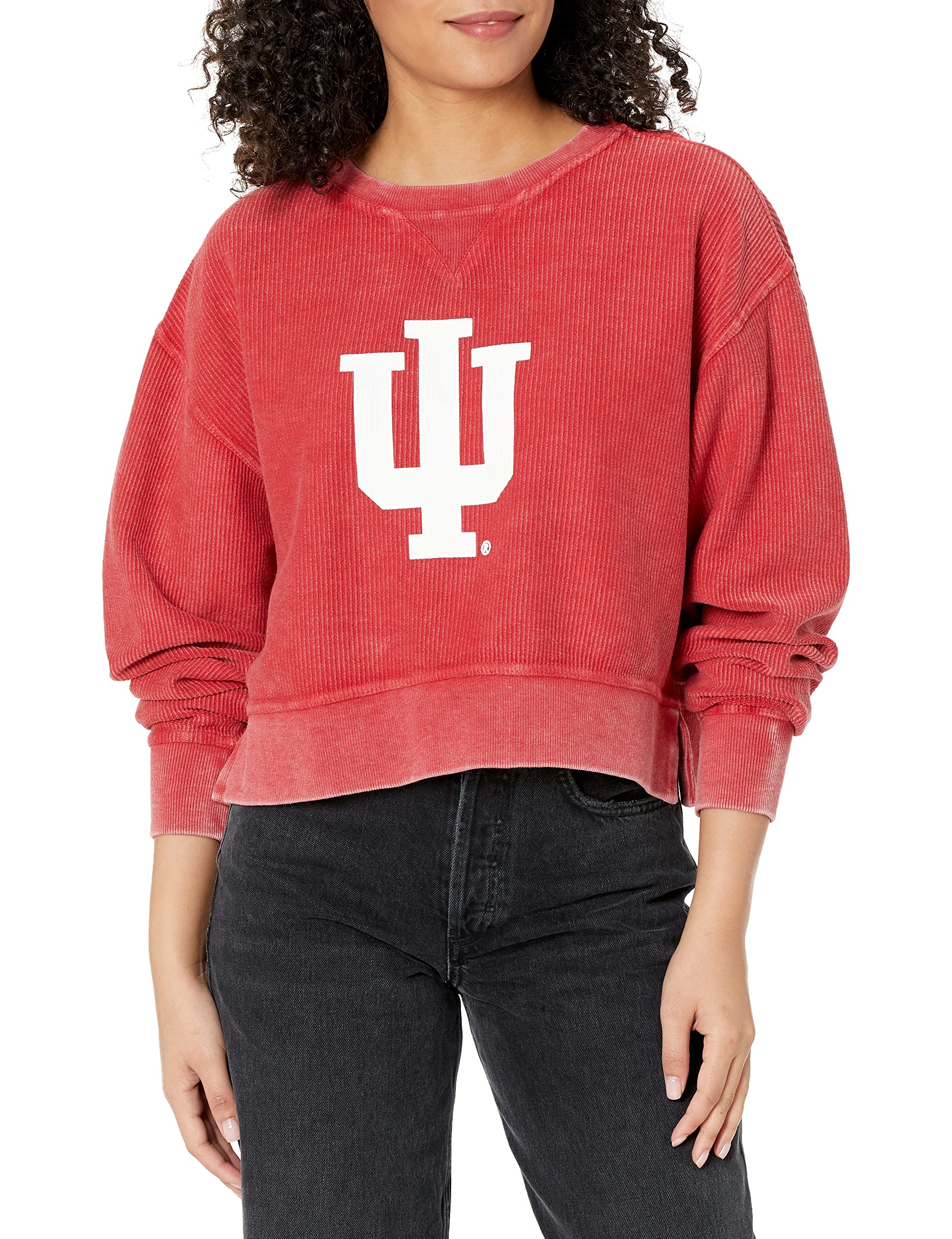 chicka-d NCAA womens Corded Boxy Pullover