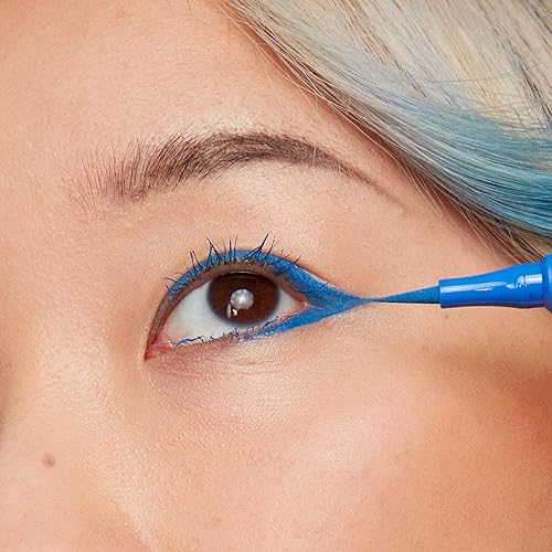 Miniatura 2 de 3INA The Color Pen Eyeliner - Lápiz delineador de ojos líquido colorido impermeable para un aspecto atrevido, punta de fieltro precisa, maquillaje