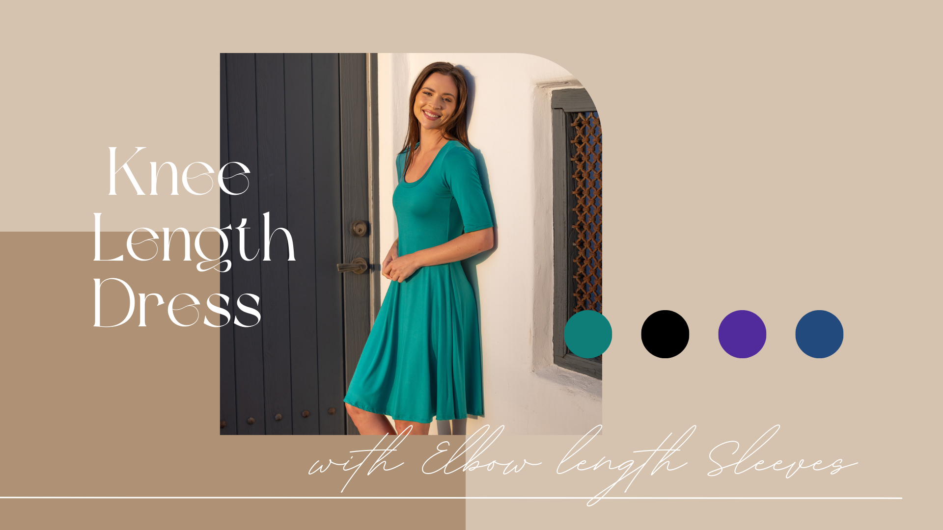 24seven Comfort Apparel Womens Plus Size Dressy Casual Elbow Sleeves Knee Length Dress -1X-3X Black at Amazon Women's Clothing store 24seven Comfort Apparel Womens Plus Size Dressy Casual Elbow Sleeves Knee Length Dress -1X-3X Black at Amazon Women's Clothing store