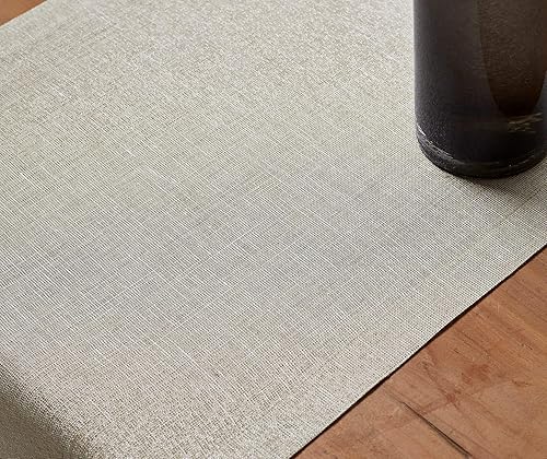 Miniatura 2 de Solino Home Camino de mesa de lino de 90 pulgadas de largo, 100% lino puro, decorativo naturalfestivo, brillante, 14 x 90 pulgadas, camino de mesa