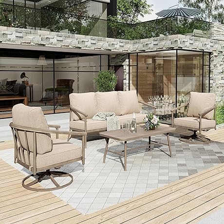 HERA'S HOUSE 5-Piece Windsor-Style Outdoor Conversation Set
