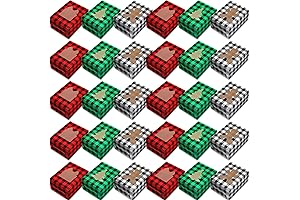 Buffalo Plaid Christmas Bakery Boxes