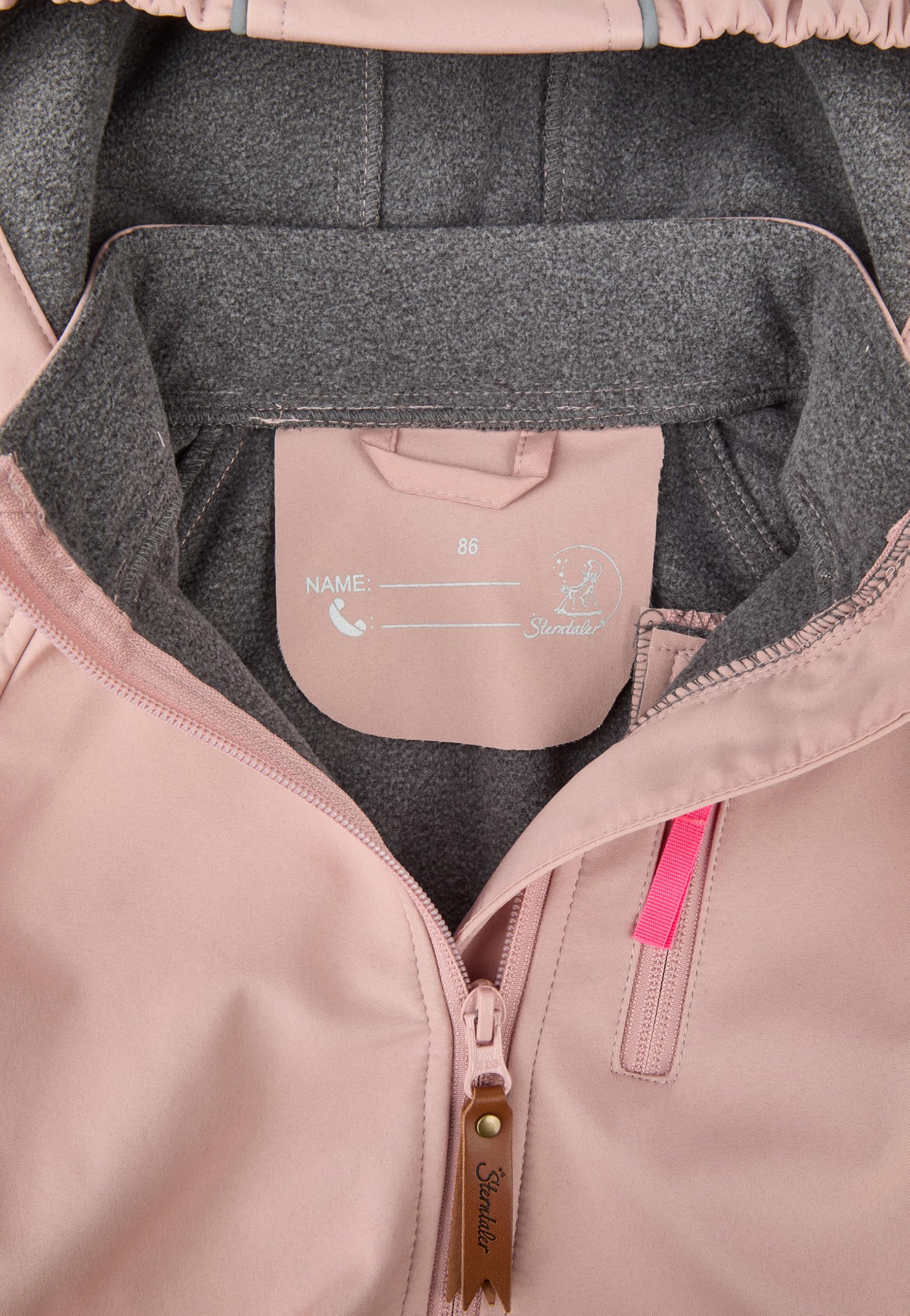 Sterntaler Unisex Softshell Jacke mit Kapuze 1er Pack