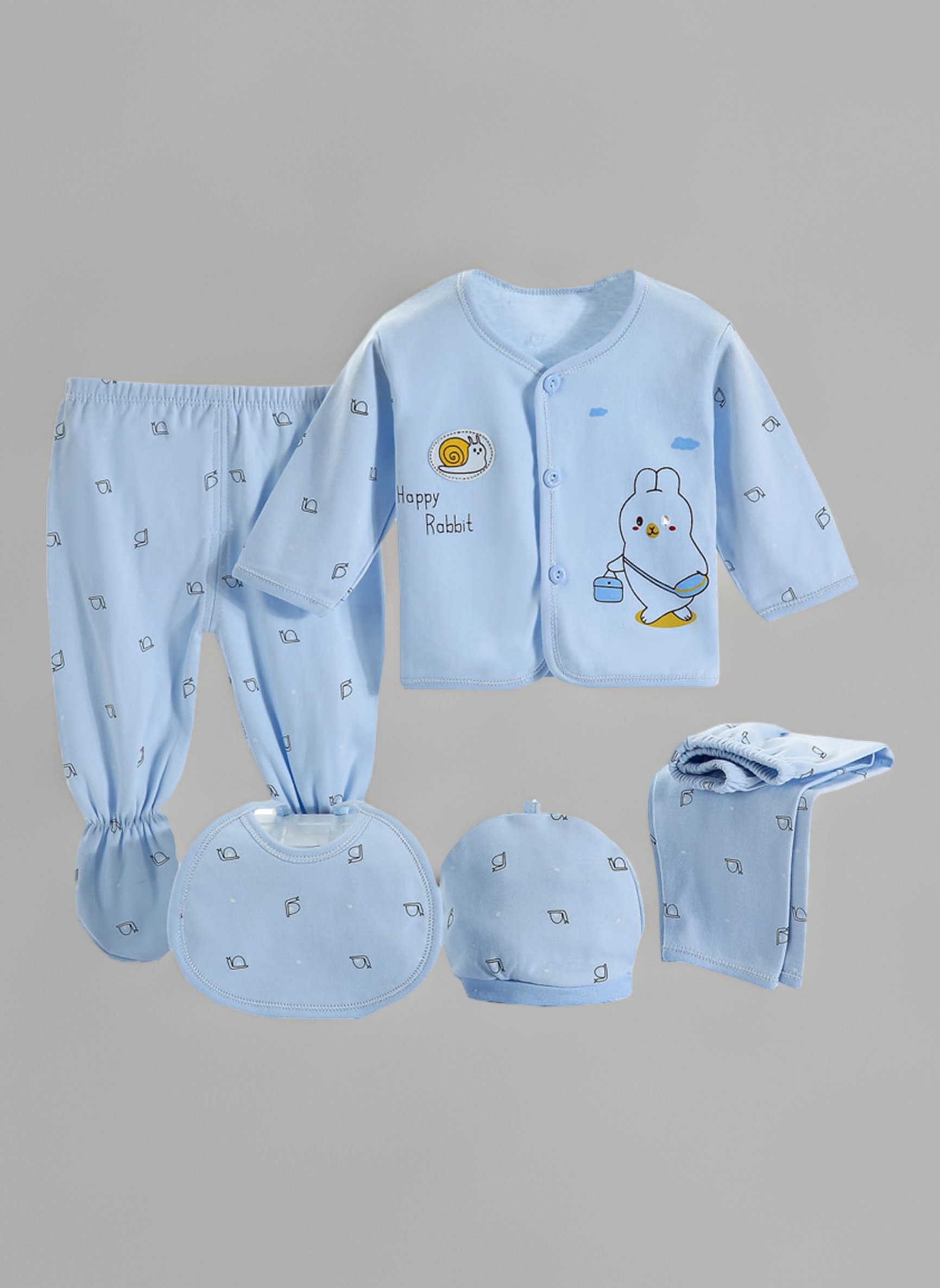 Baby Boy Clothes 0-3 Months 5pcs Baby Girl Outfits Gifts for Newborn