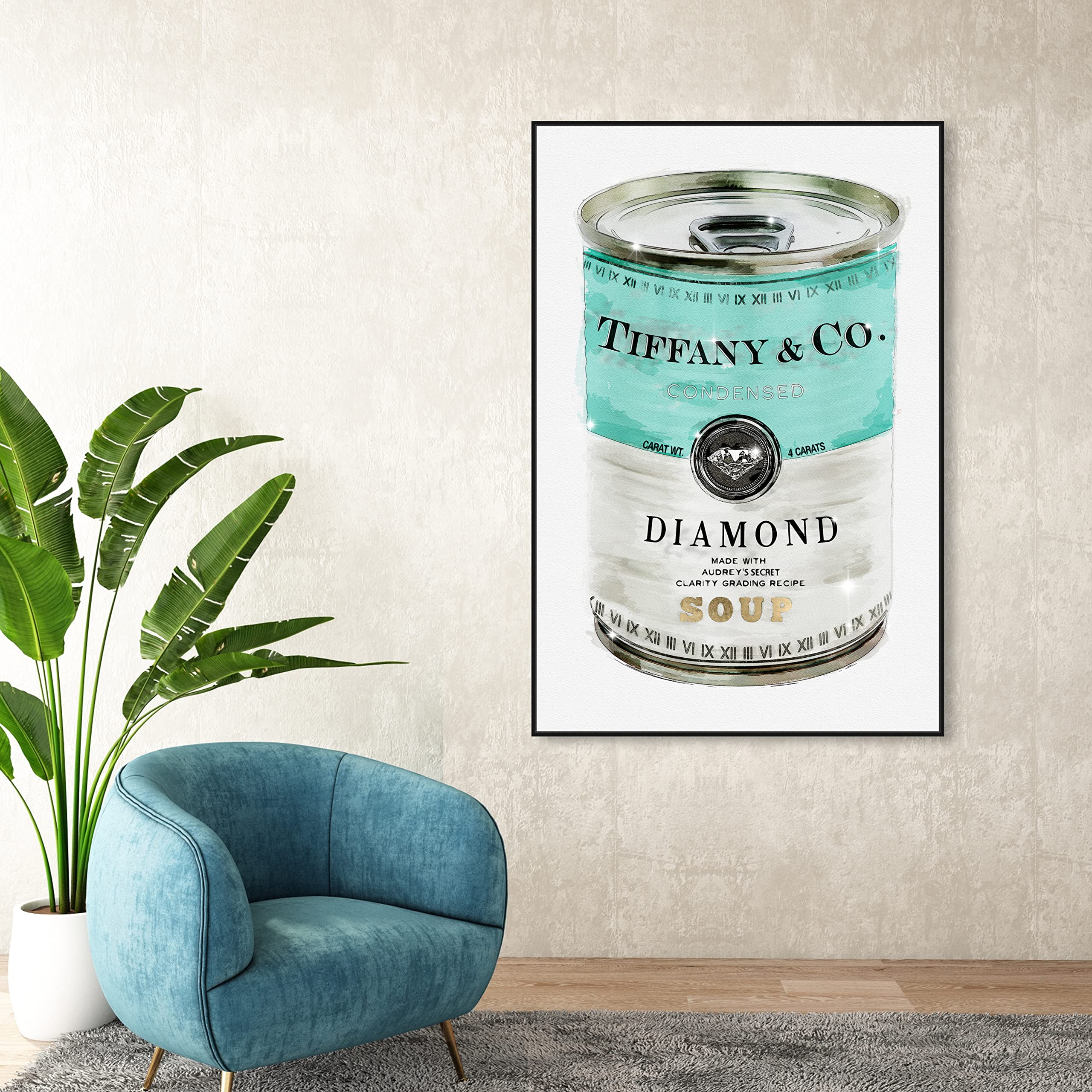 Amazon.com: Oliver Gal Priceless Can' Framed Fashion Wall Decor