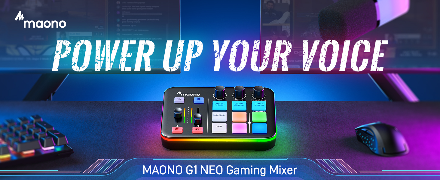 Amazon.com: MAONO PD100X XLR/USB Gaming Microphone & Maonocaster