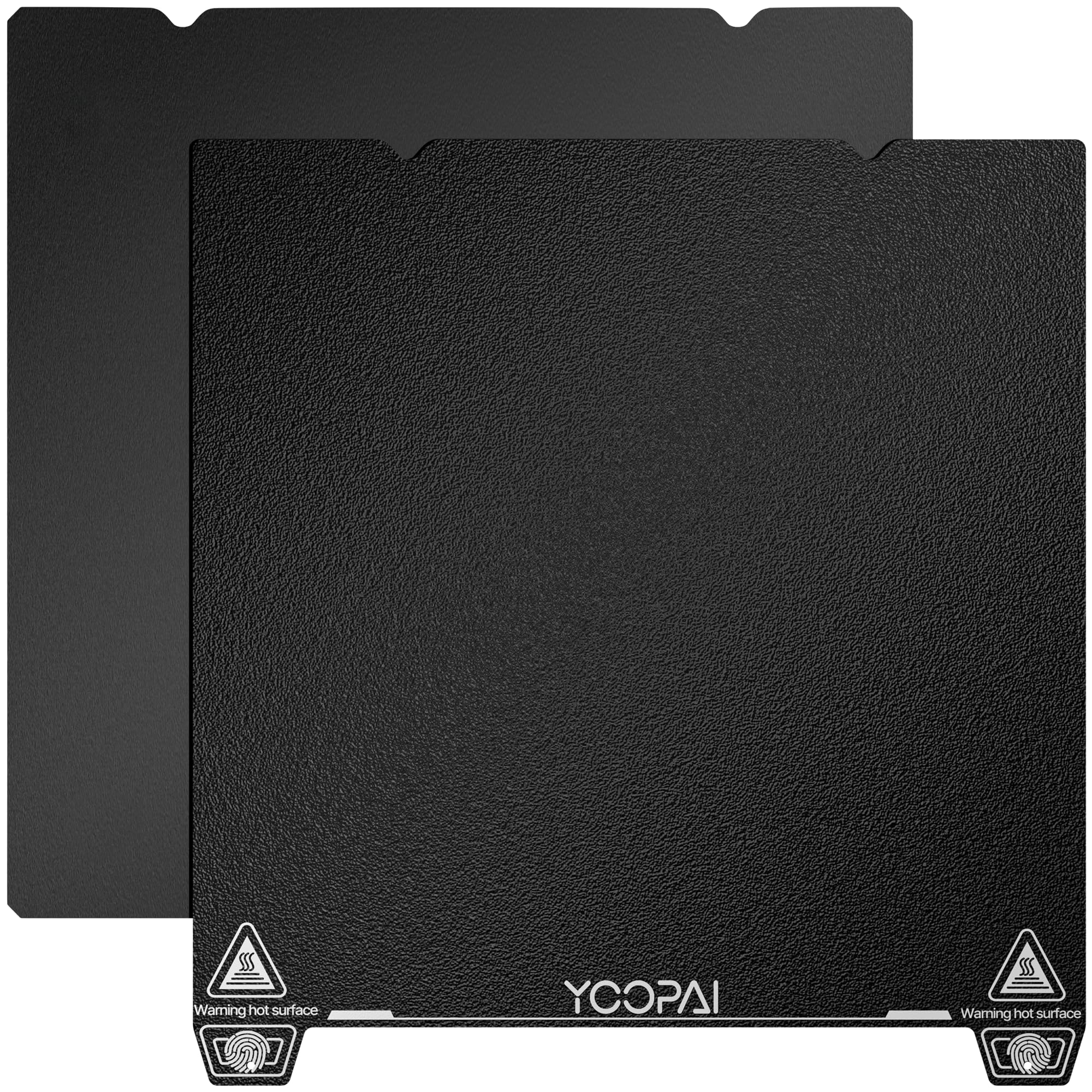 YOOPAI Dwustronna płyta drukująca PEI, czarna, teksturowana, 235 x 235 mm, arkusz PEI do drukarki 3D Creality Ender 3 / Ender 3 Pro/Ender 3 V2 / Ender 3 S1 / Ender 3 Neo/Voxelab Aquila