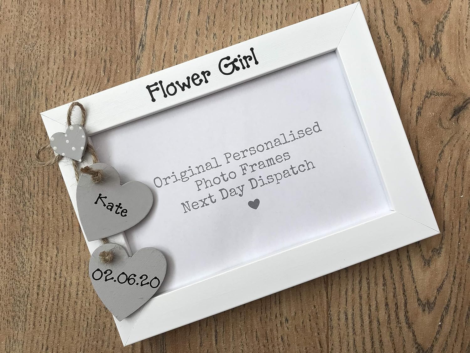 personalised thank you flower girl frame pic keepsake gift super cheap photo personalised thank you flower girl frame pic keepsake gift super cheap photo