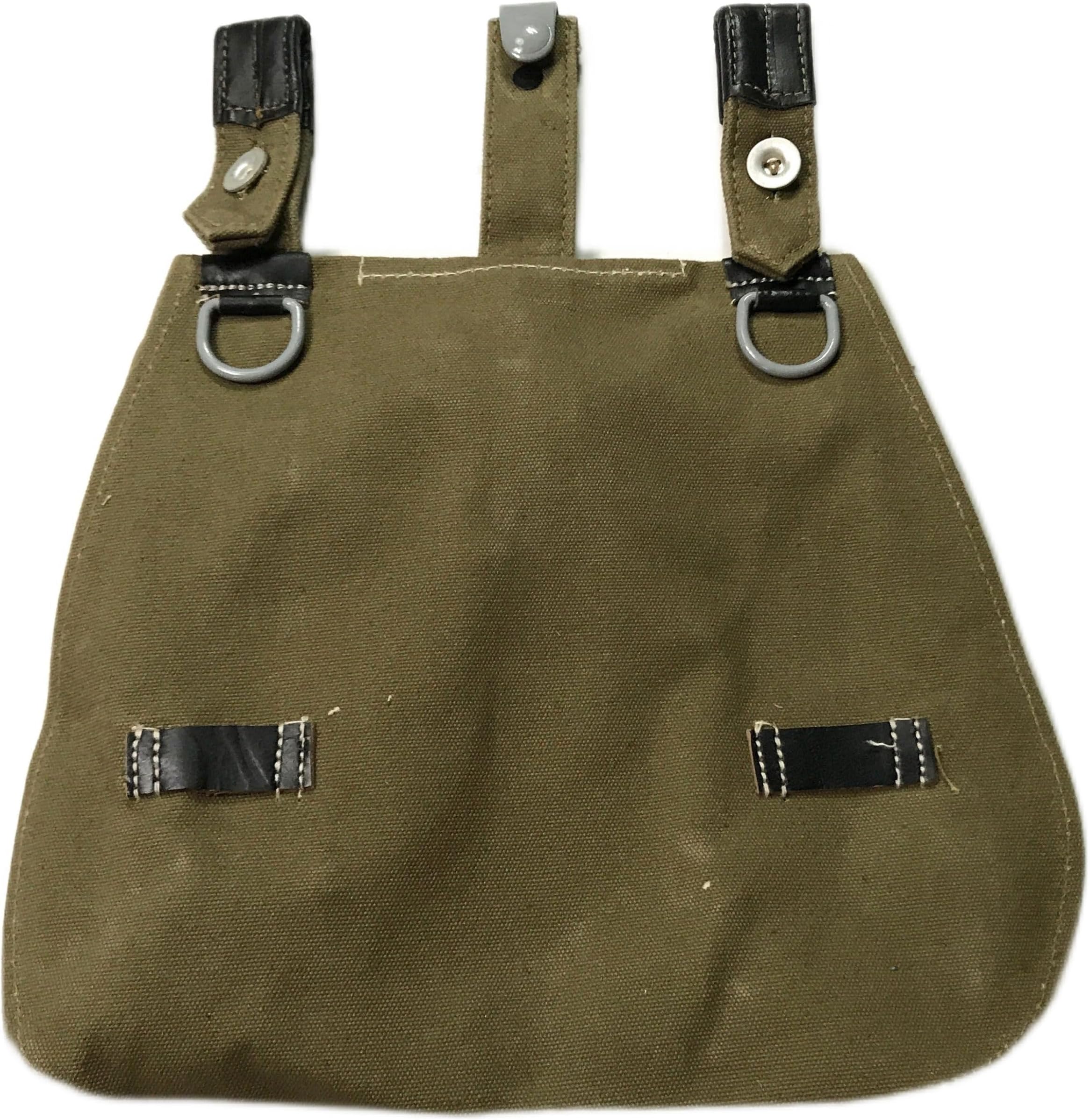 WWII German M31 Military Army Canvas Bread Bag W Shoulder Strap