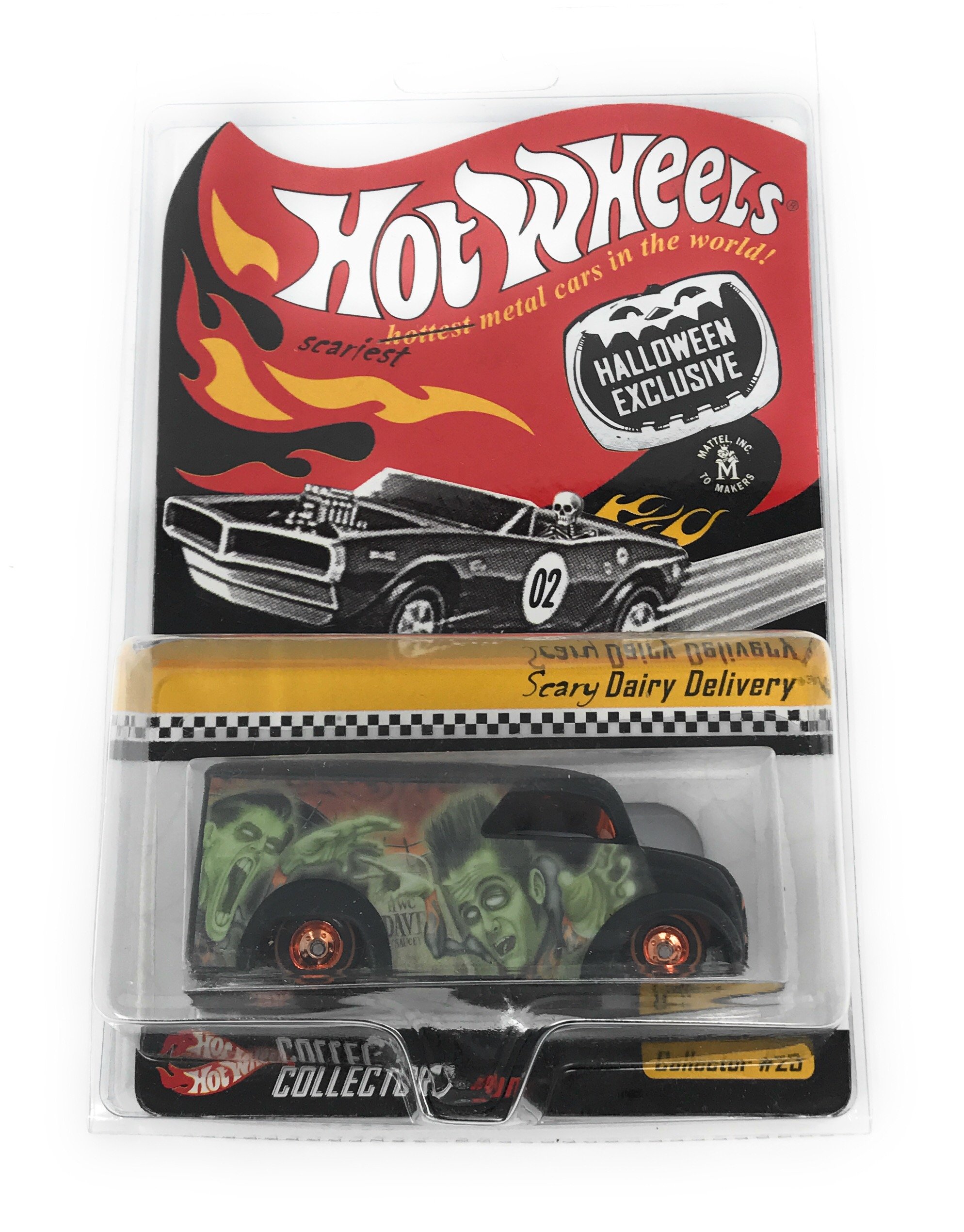Hot Wheels HWC Halloween Exclusive Scary Dairy Delivery