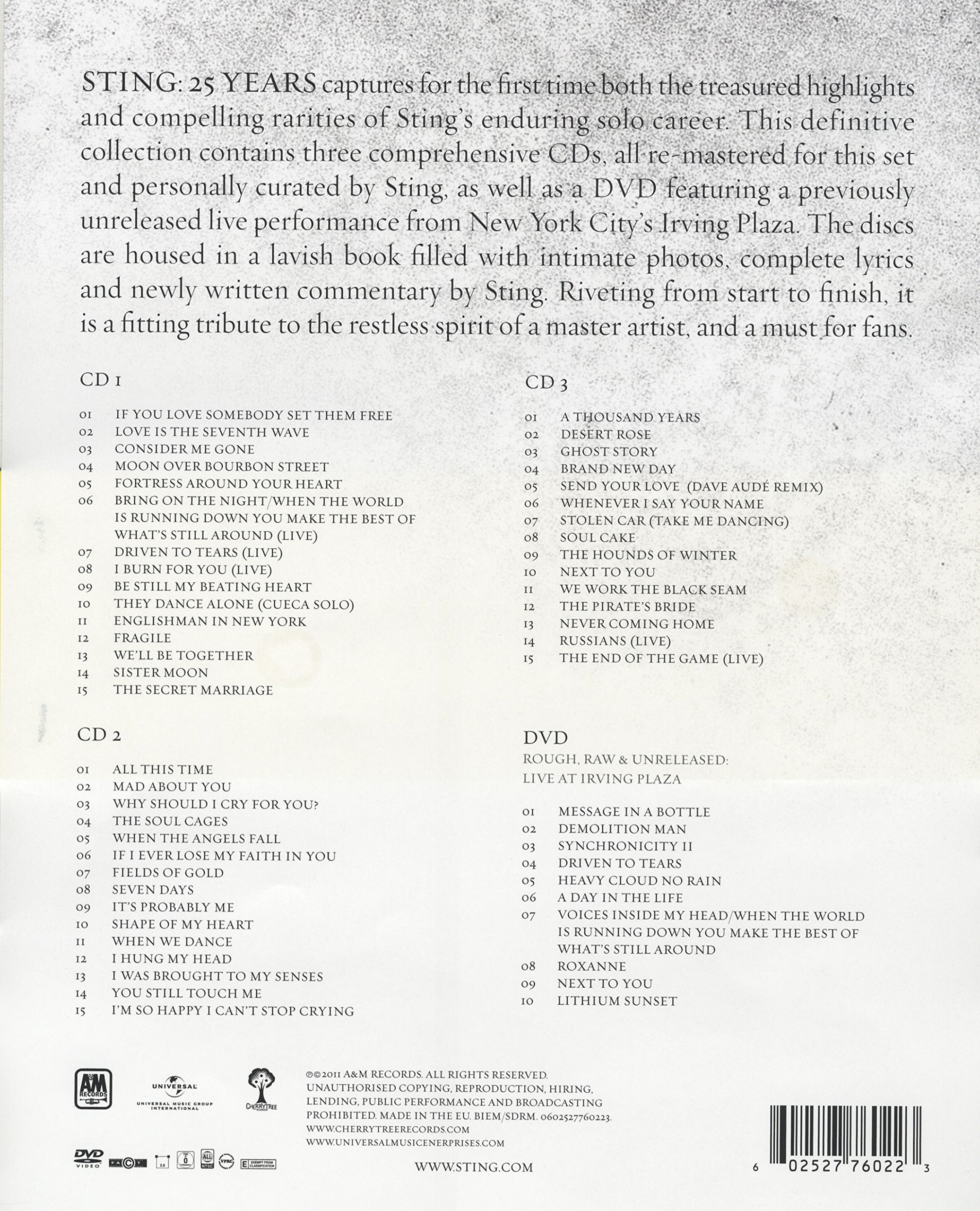 25 Years Booklet)