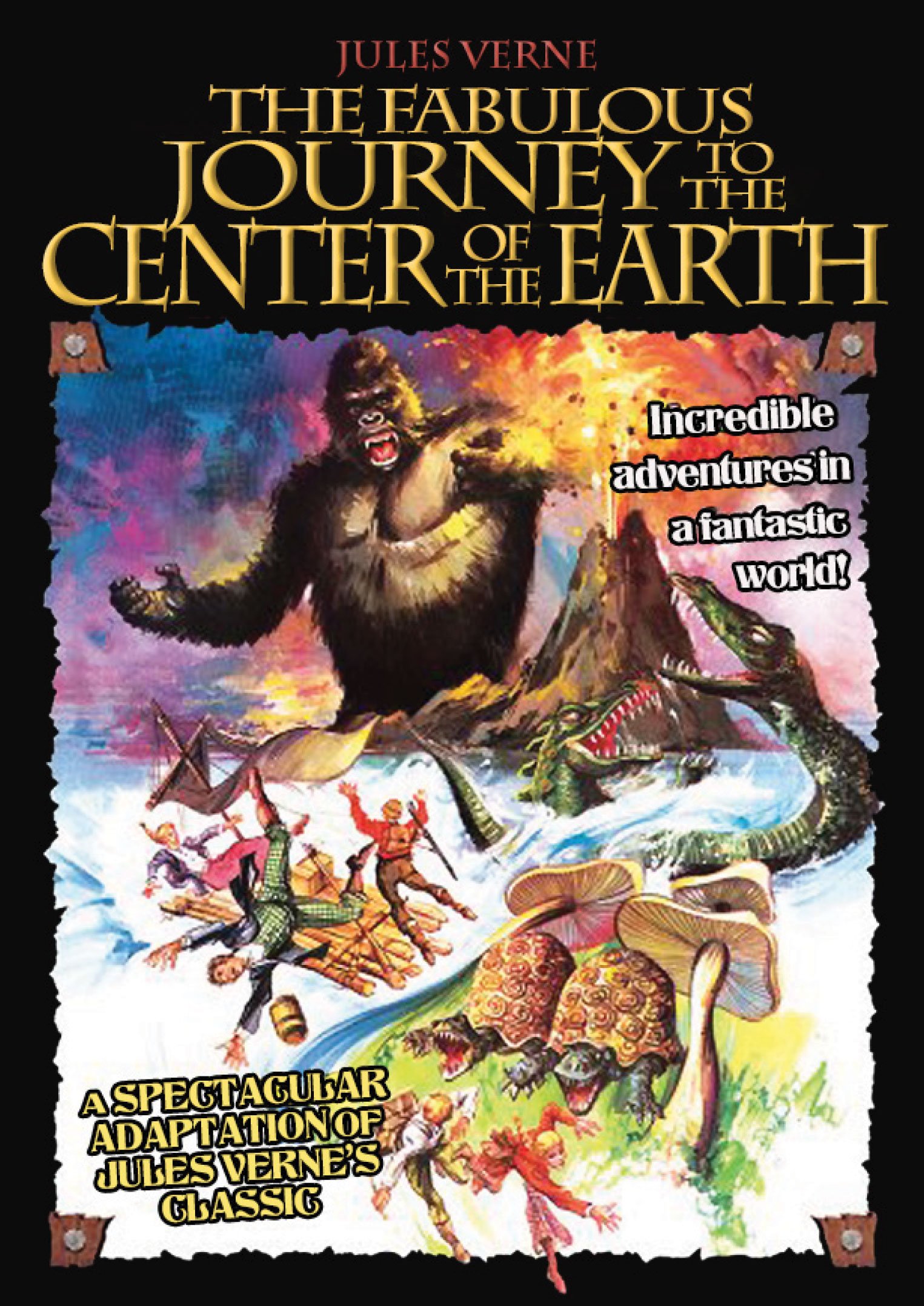 Viaje al centro de la tierra libro clásico de aventuras ilustrado en tapa dura