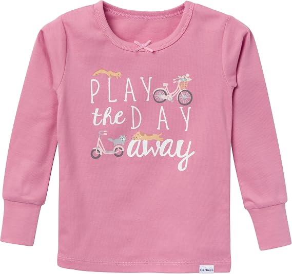 Gerber Baby & Toddler Girls Snug Fit 2 Piece Pajama Set