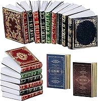 Vista 8 de Skylety 24 Piezas 1:12 Escala Miniaturas Libros para Casa de Muñecas Accesorios de Casa de Muñecas en Miniatura Pequeños Libros Accesorios