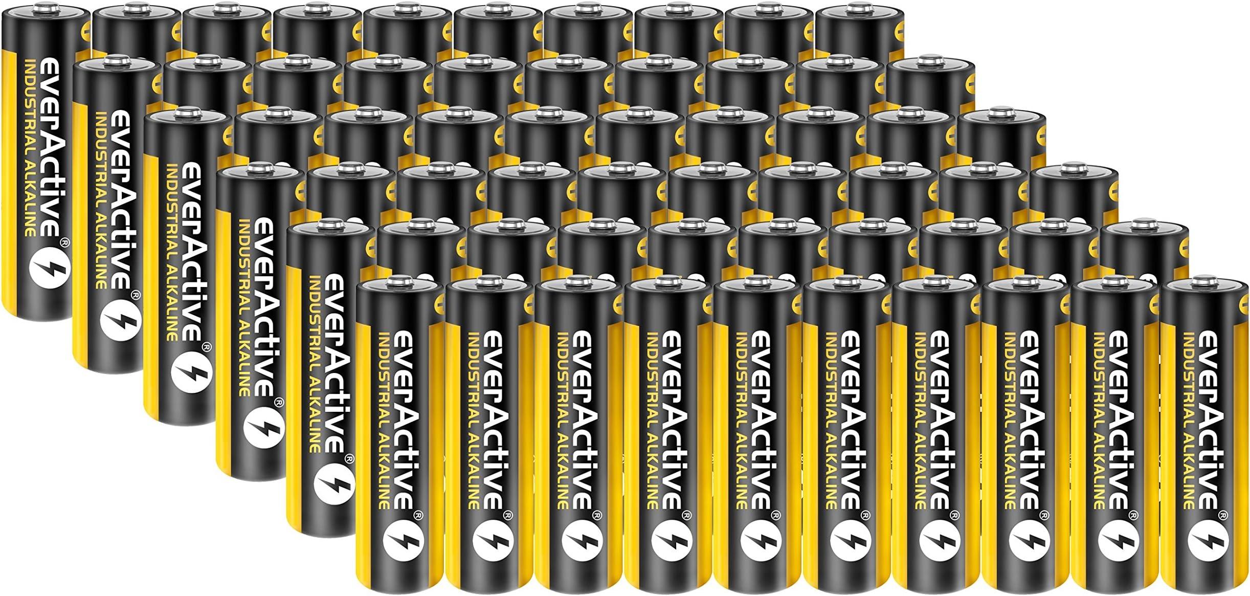EverActive D Batterien – 6er Pack, Alkaline, 1.5V, 10 Jahre Haltbarkeit | Für Spielzeug & Taschenlampen
