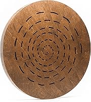 Vista 12 de Tambor oceánico de madera de cascada de 20 pulgadas meditativo para baño de sonido relajante