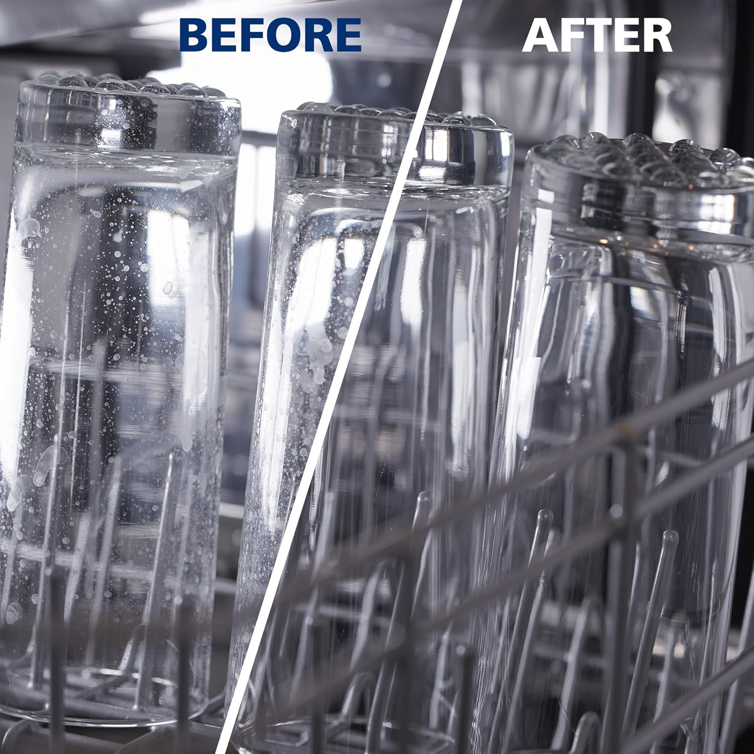 Glisten Booster and Freshener Dishwasher Detergent Crystals, Removes Hard Water Stains and Odors, Safe on Glassware and Dishes, All-Natural, Fresh Lemon, 14 Ounces : Everything Else