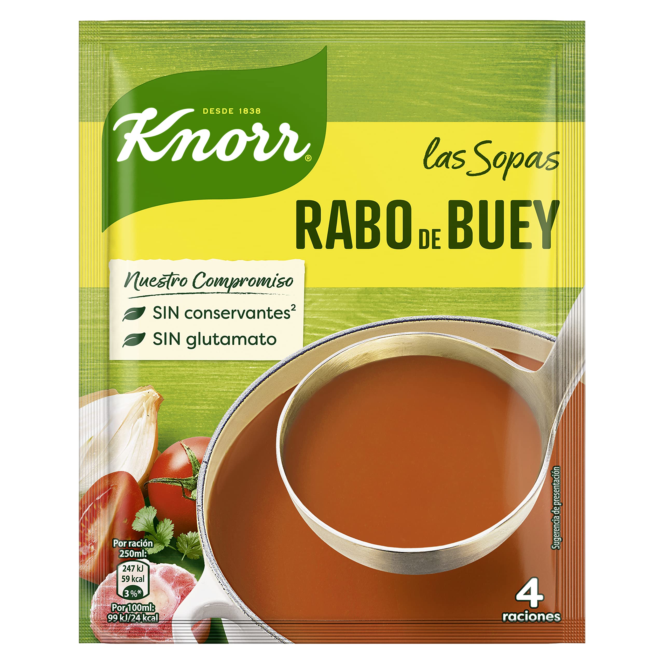 Knorr Sopa Rabo de Buey 71g - Pack de 10 - 3