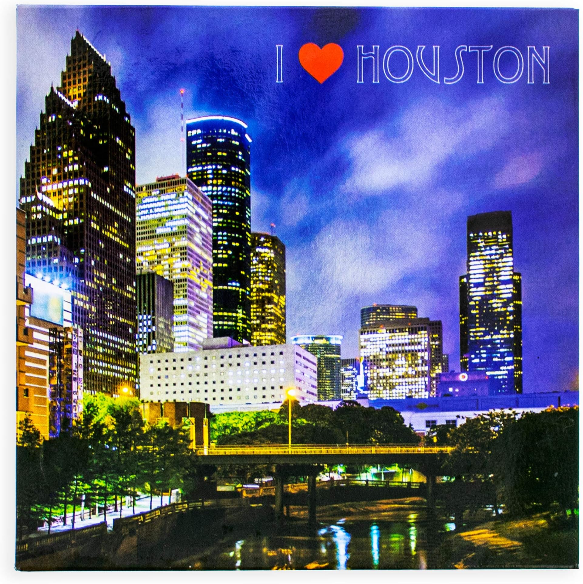 BESTPYSANKYI Love Houston Fridge Magnet