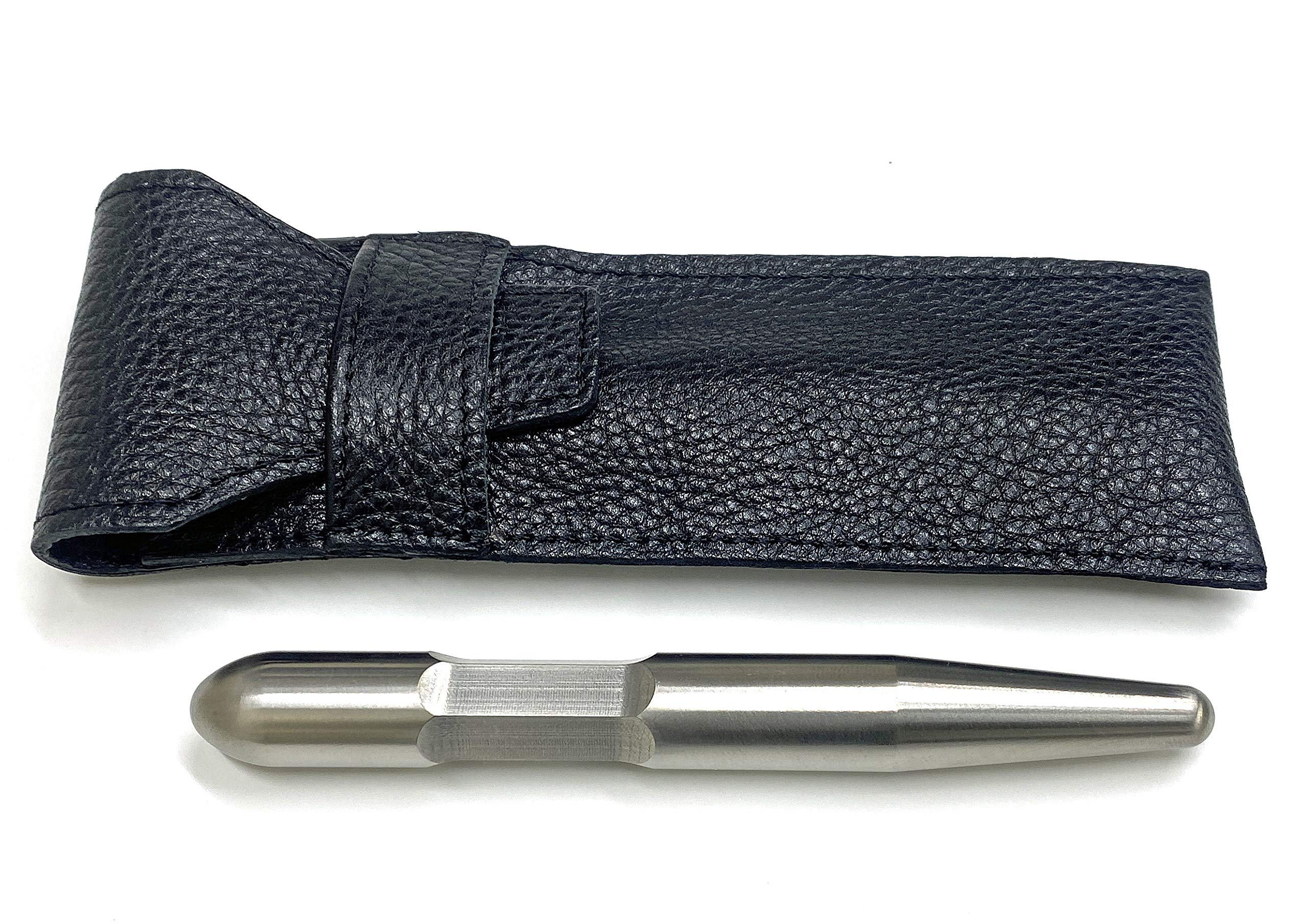 Amazon | ツボ押し棒 純チタン製 牛本革ケース入り | ノーブランド品