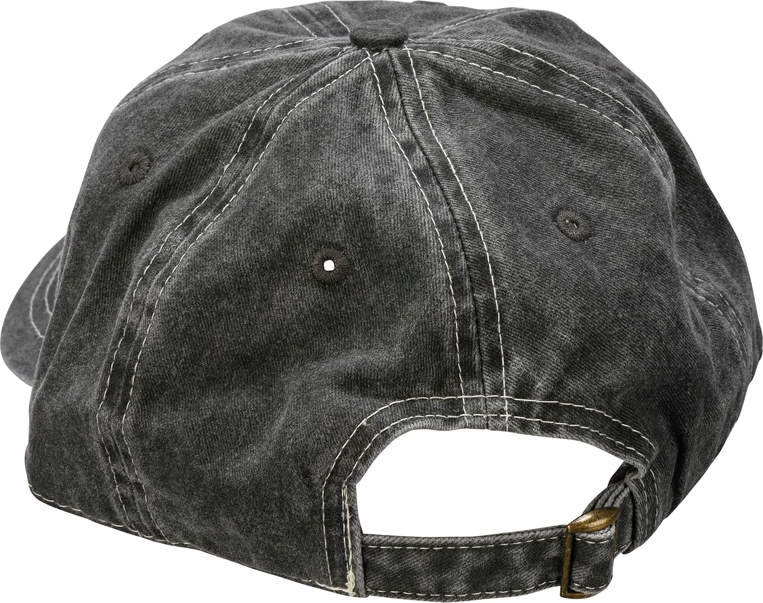 Primitives by Kathy Baseball Cap, Requires Supervision, Stonewashed Black with Adjustable Metal Buckle