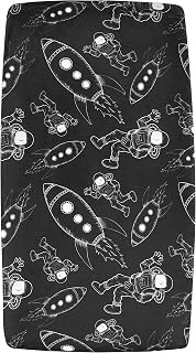 Outer Space Changing Pad Cover by Jaxson's World (Astronauts)