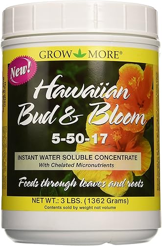 Miniatura 8 de Grow More 7505 5-50-17 fertilizante para germinar flores hawaianas de 15 libras