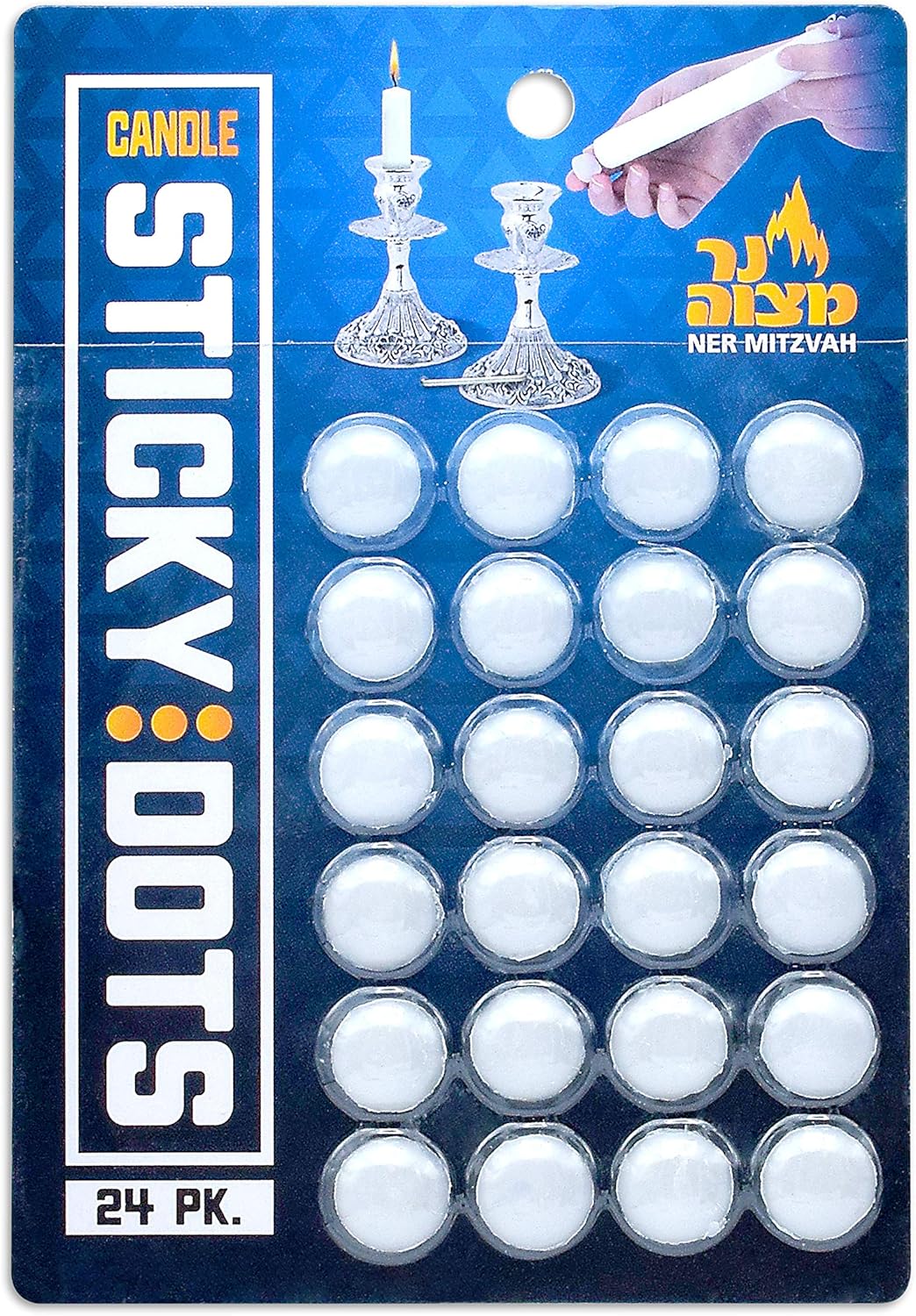 Ner Mitzvah Candle Sticky Dots Candle Wax Dots Candle Accessories
