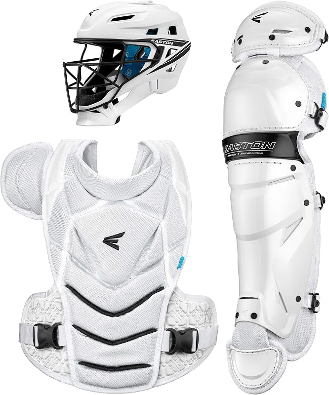 Easton | JEN SCHRO The Very Best Fastpitch Softball Catcher's Equipment | Box Set | NOCSAE Certified | Multiple Sizes/Colors