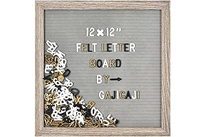 Changeable Felt Letter Board with 600 Characters - 12x12 inch