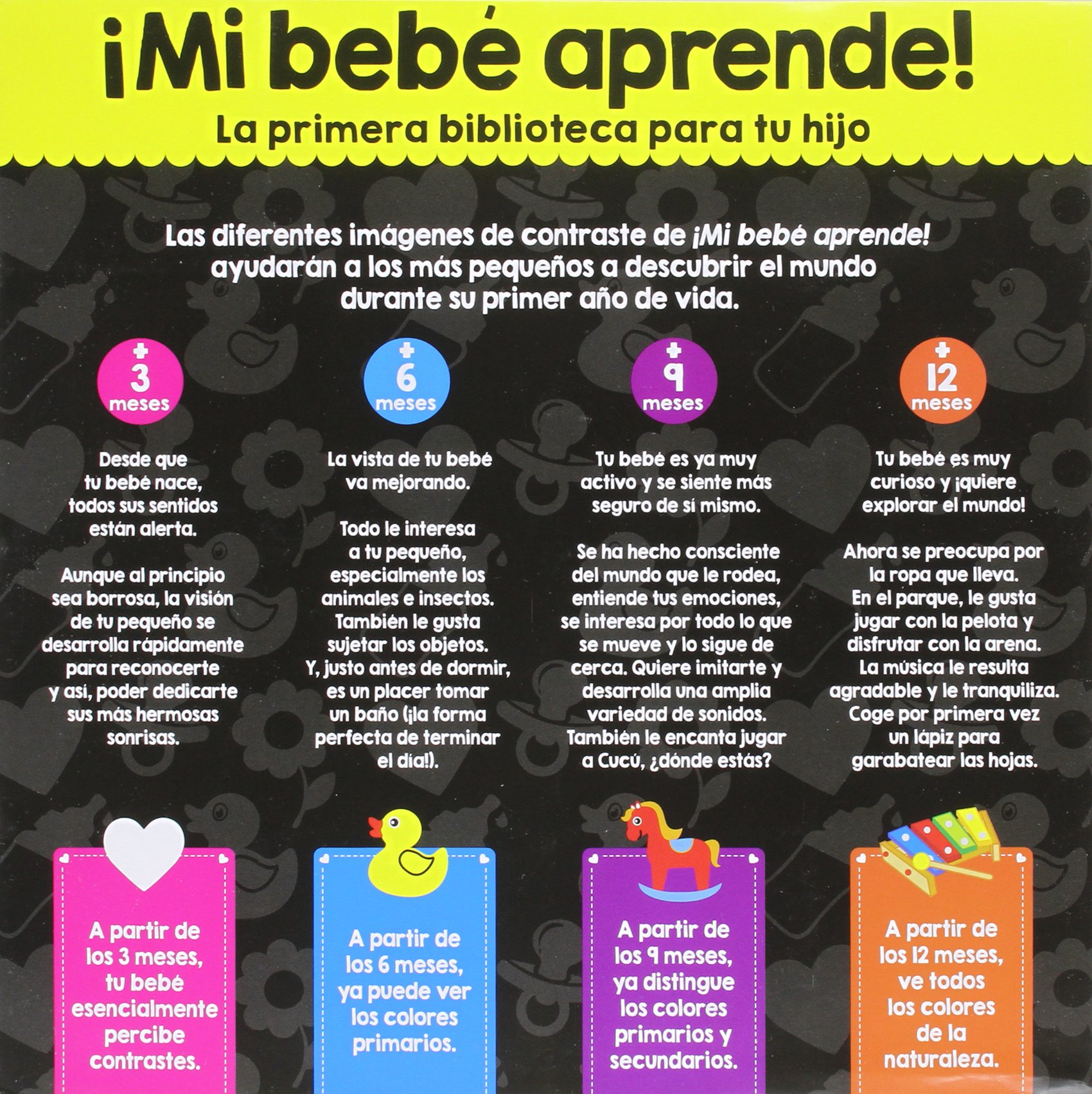 ¡Mi bebé aprende!: La primera biblioteca para tu hijo (Primeros Pasos)