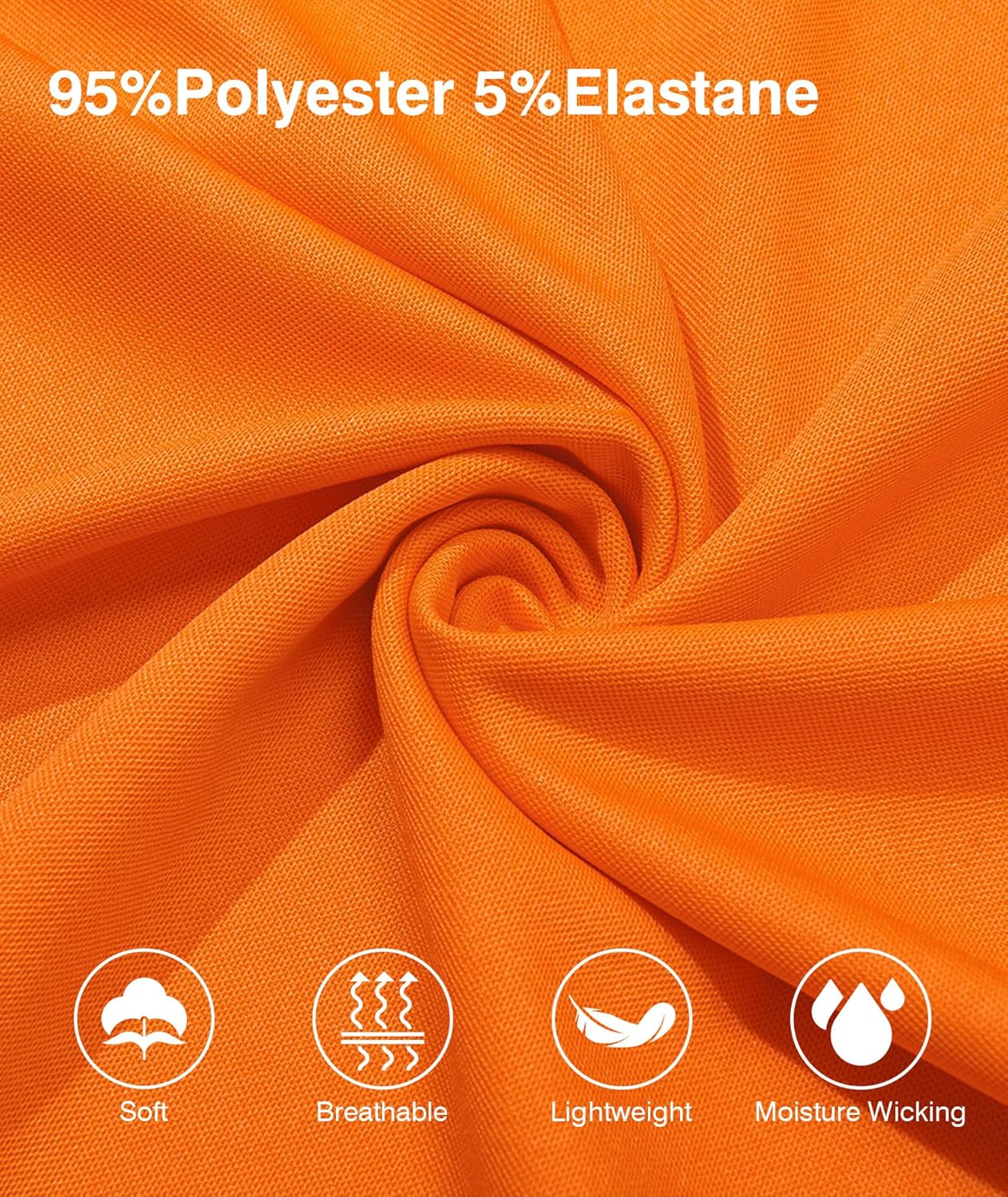 ZITY Mens Polo Shirts Quarter Zip Shirts Casual Classic Lightweight Short Sleeve Golf Collared Shirt with Pocket - Image 5