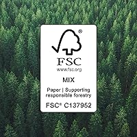 Vista 6 de Yaxa Basics Papel higiénico suave de 2 capas, 30 rollos (5 paquetes de 6), 350 hojas por rollo, seguro para sépticos, equivalente a 185 rollos