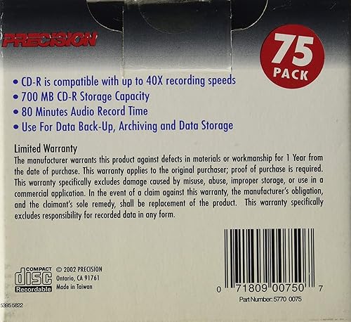 Miniatura 3 de Memorex 700 MB 40x CDR (paquete de 75)