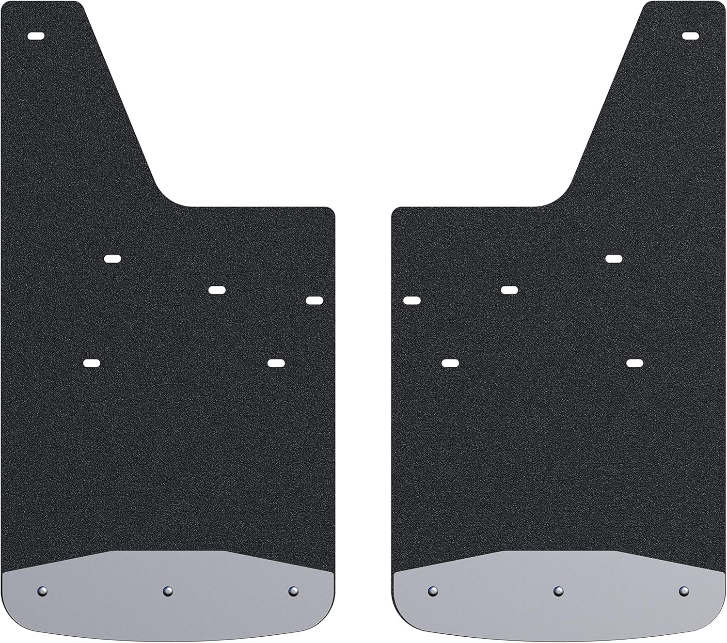 Luverne 251451 Rear 12-Inch x 23-Inch Textured Rubber Mud Guards, Select Chevrolet Silverado, GMC Sierra 2500, 3500 HD, 2 Flaps