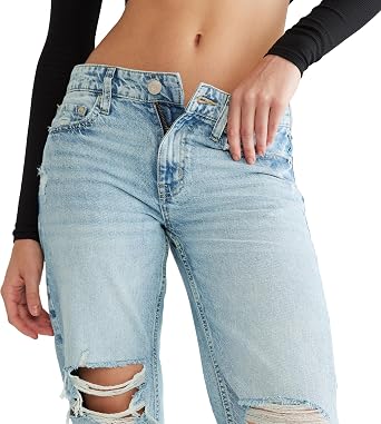 AEROPOSTALE Women's Low Rise Baggy Jeans