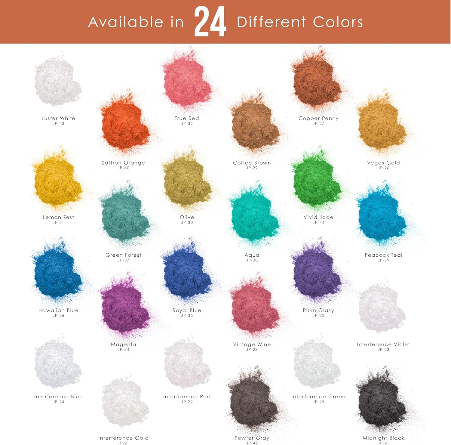U.S. Art Supply Jewelescent Mica Pearl Pigment Powder, Interference Copper 3.5 oz (100g) Pouch - Cosmetic Grade, Epoxy Resin Color Pigment, Mica Powder for Resin, Soap, Slime, Candle Dye, Art, Crafts