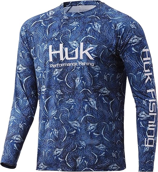HUK Pursuit Caribbean Missle - Camiseta De Manga Larga Para Hombre