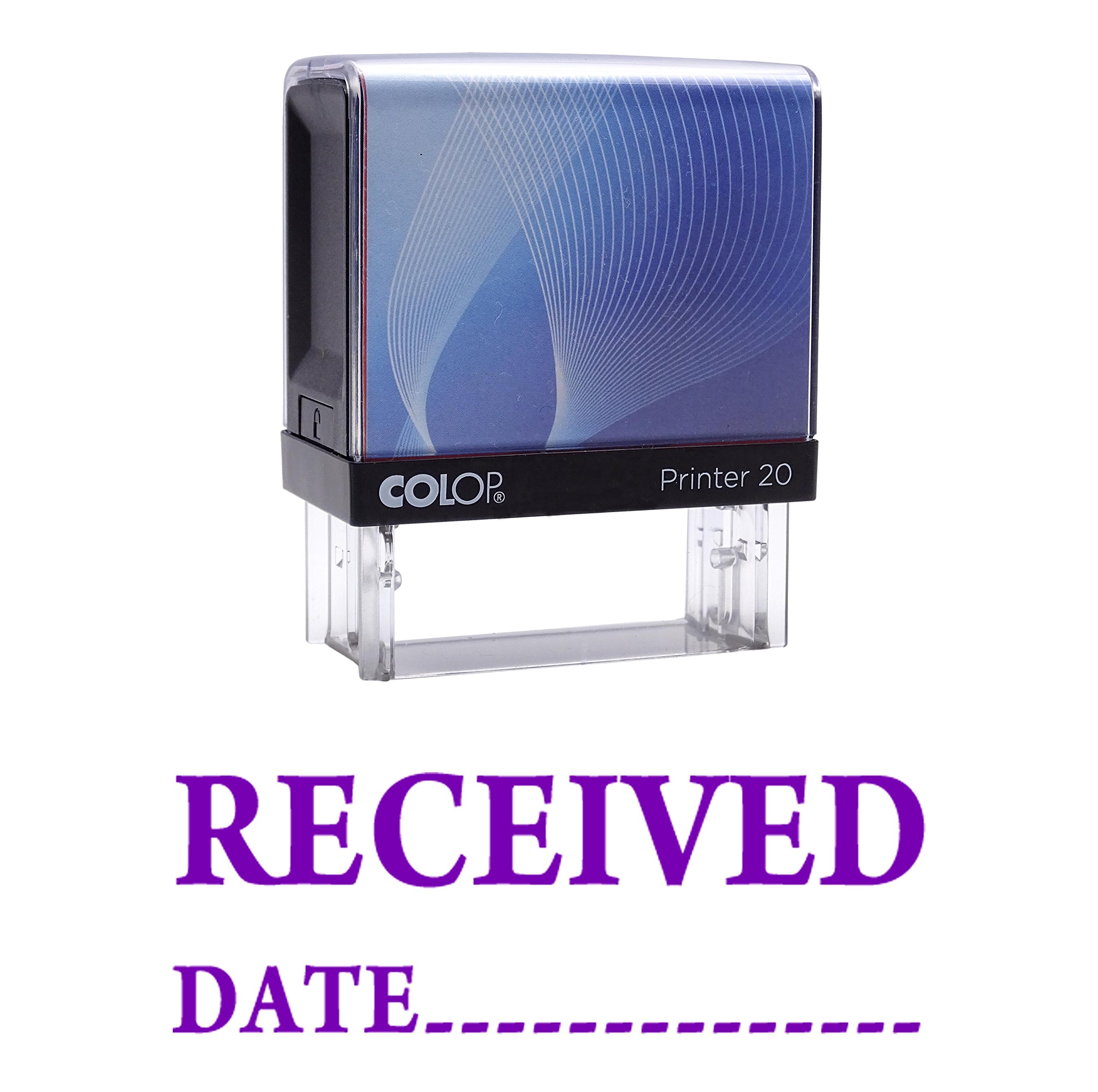 Received Date Self Inking Rubber Stamp Custom Colop Office Stationary P20 Mini Stamper