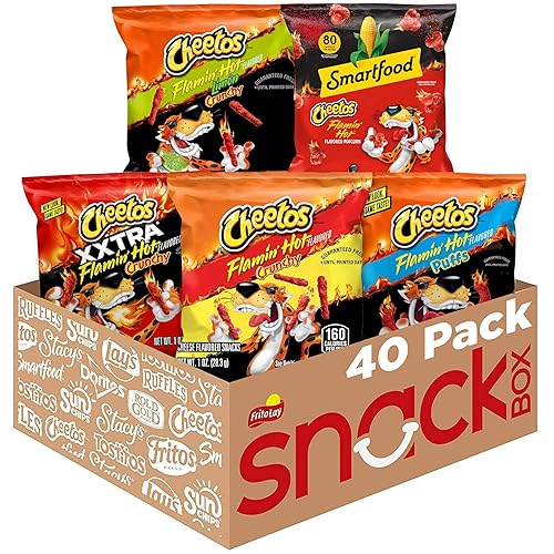Cheetos Flamin Hot Variety Pack 40 Count