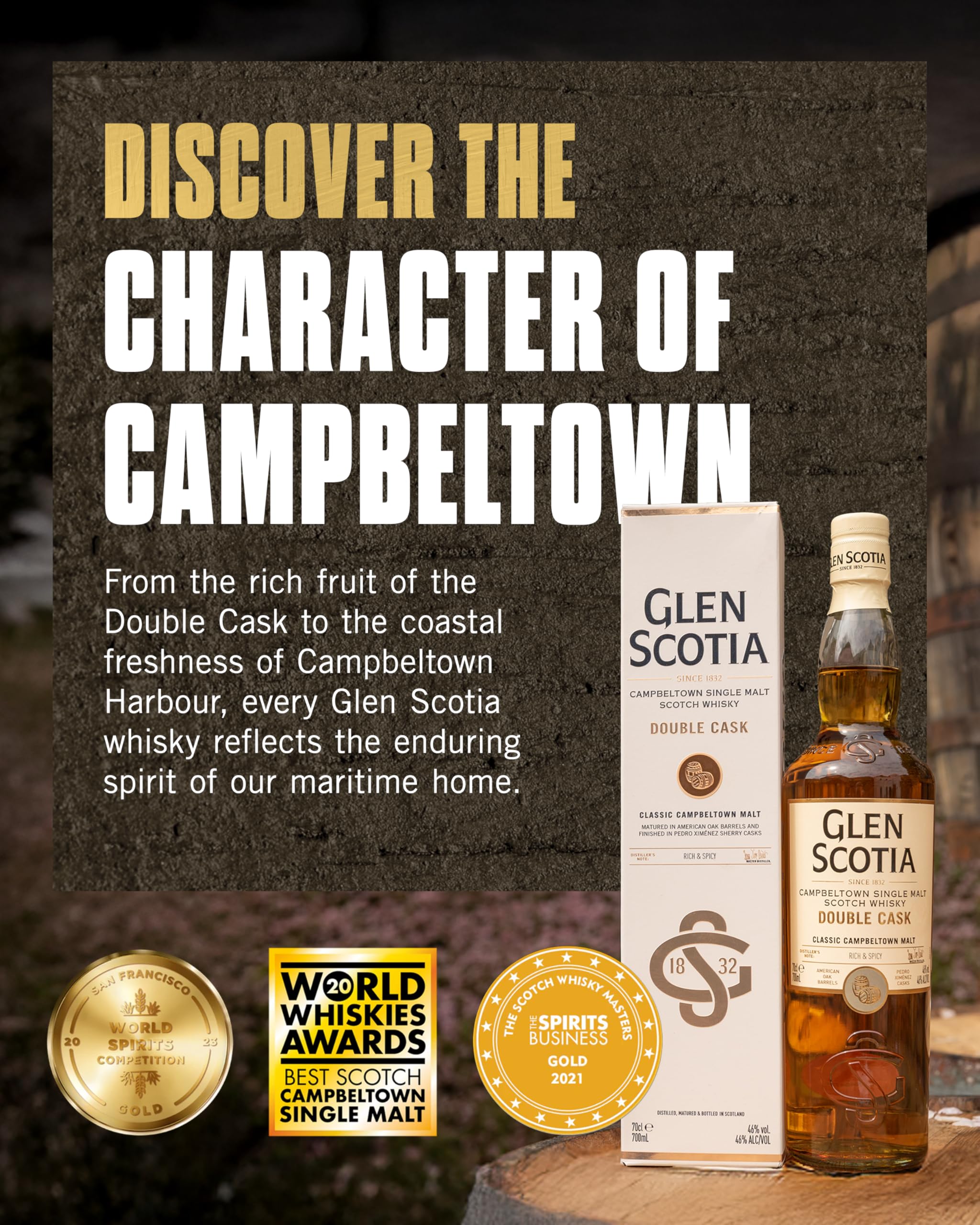 グレンスコシア　エクスクルーシブカスク グレンスコシア ダブルカスク Glen Scotia Double Cask 46％ – 酒のひ