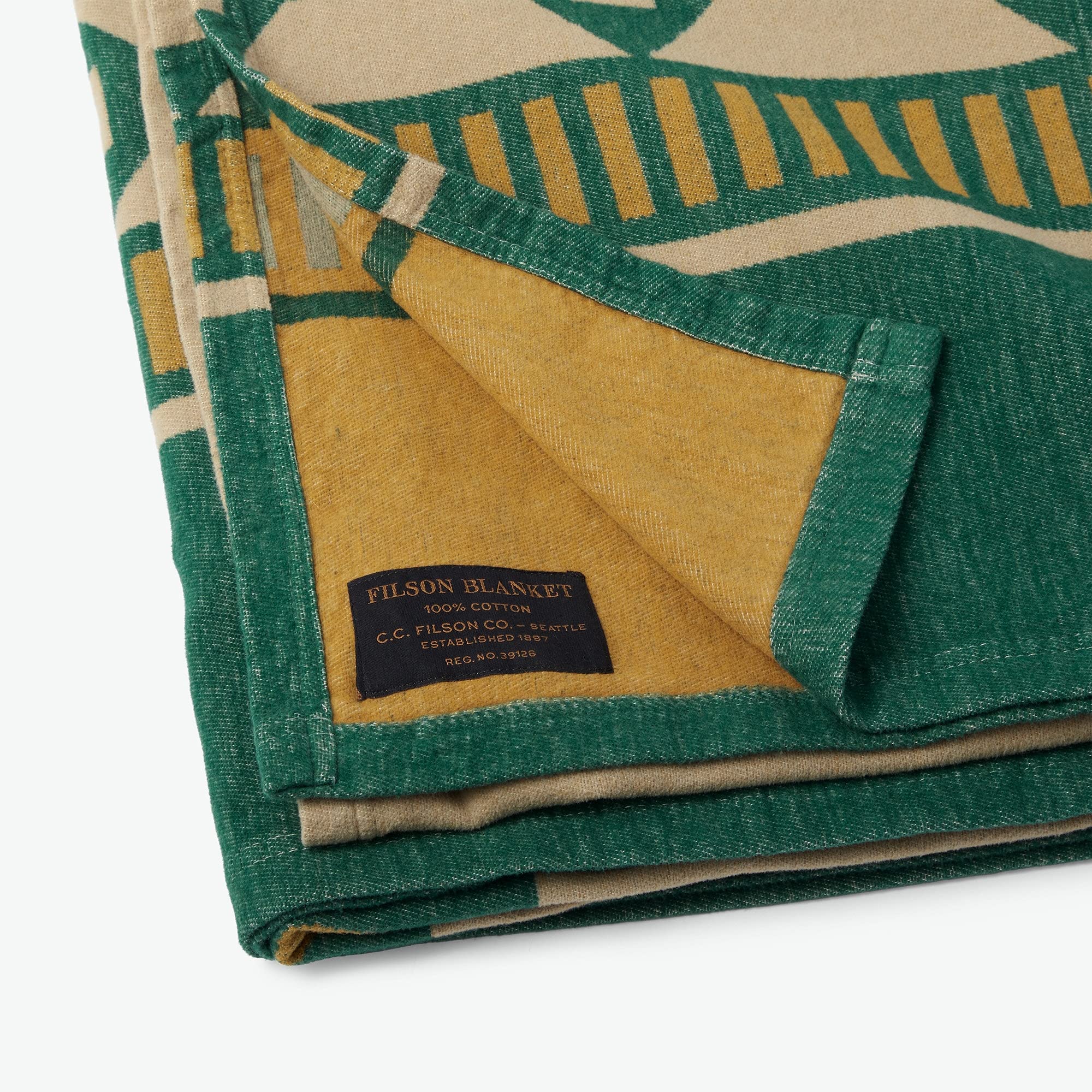 Amazon｜Filson スモーキーベア コットンブランケット ツイン/グリーン  