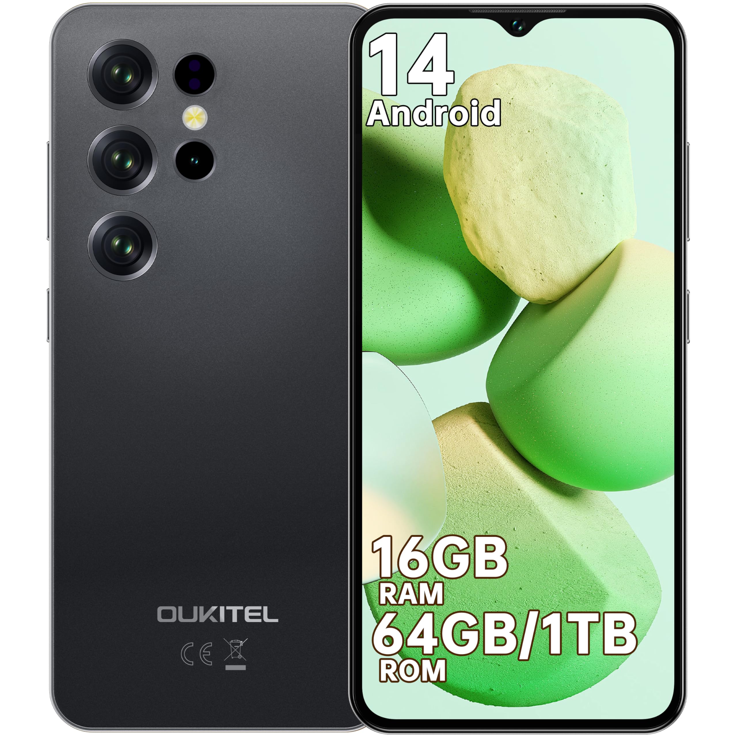 OUKITEL C2 Mobile Phones - Smartphone 2025, 5000mAh Battery, 16GB+
