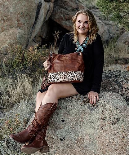 Miniatura 9 de Wrangler - Bolsas Hobo para mujer de cuero vegano con asa superior bolsos y bolsos de hombro Negro, Marrón, Coffee, Hot Pink, Caqui, Pewter