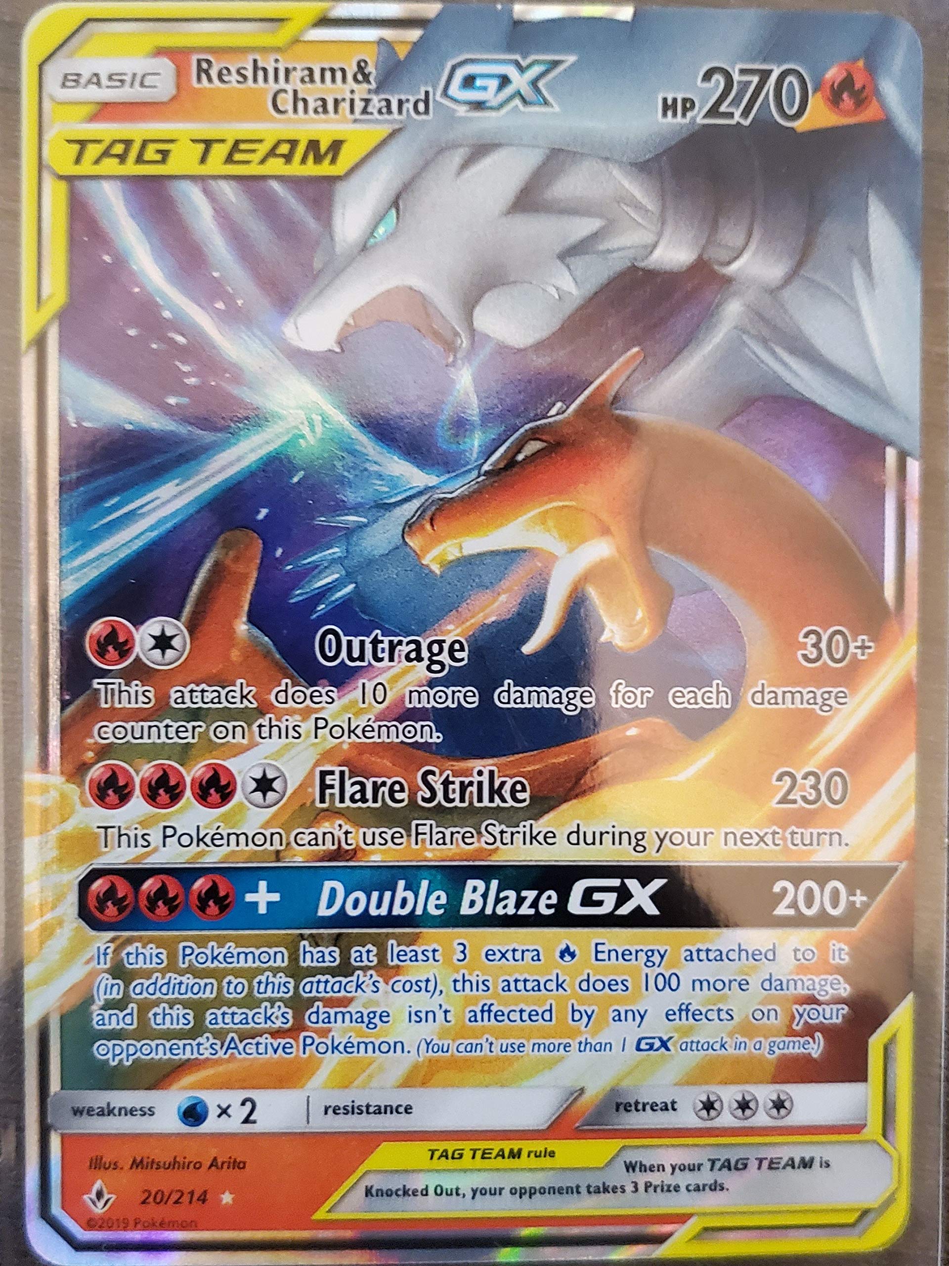 Pokemon Reshiram Card