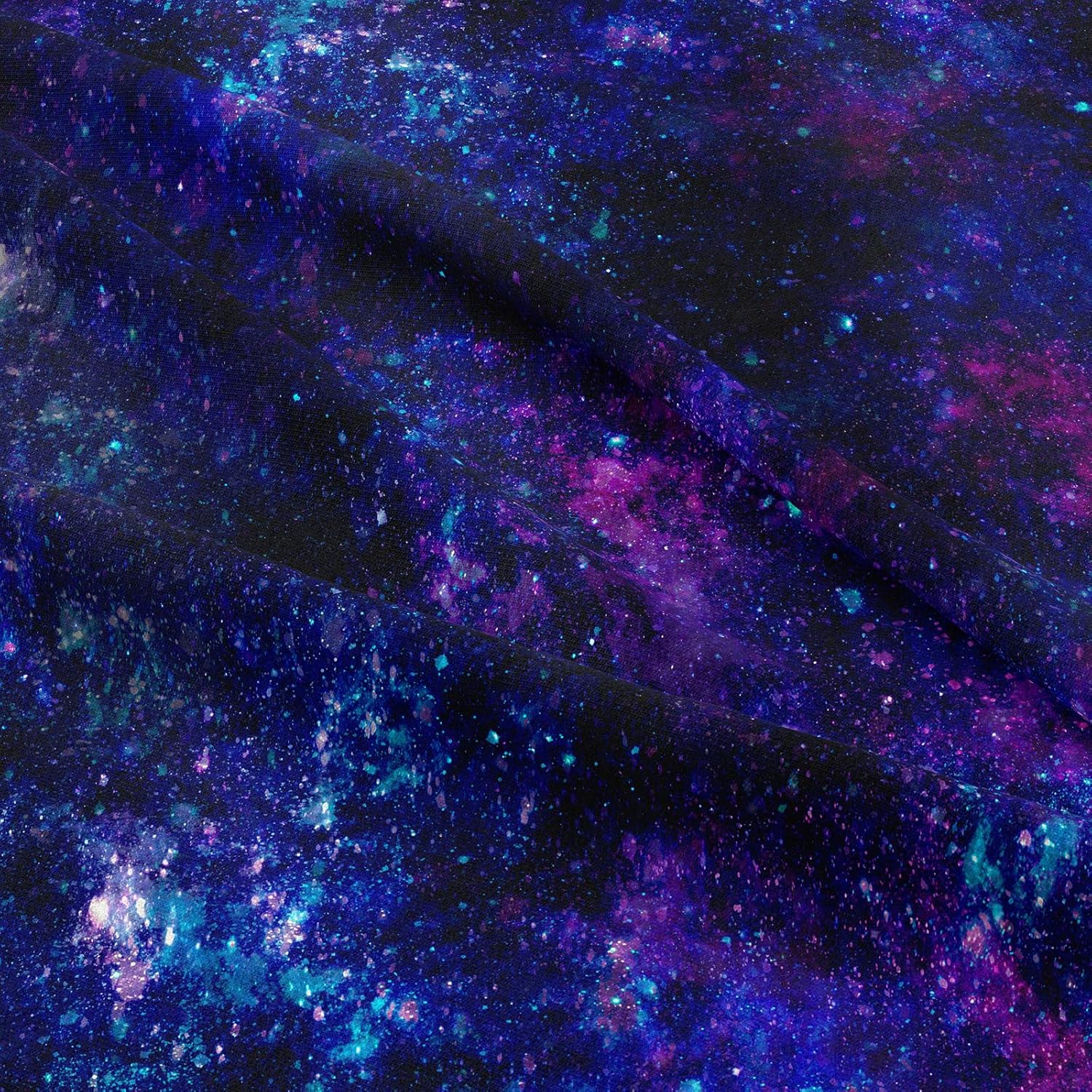 6pc Galaxy Bedding Set for Boys,Queen Size Comforter Sets for Teen,Kids Comforter Set with 1 Quilt+1 Flat Sheet+1 Fitted Sheet+2 Pillowcases+1 Cushion Cover(Galaxy Queen)