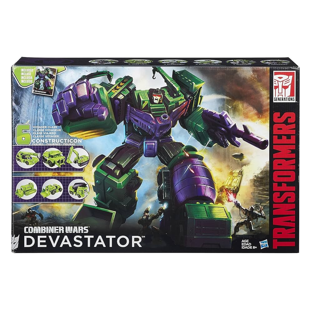 特撮 Transformers Constructicon Devastator Transformers Vintage G1 Constructicon Devastator 6-Figure