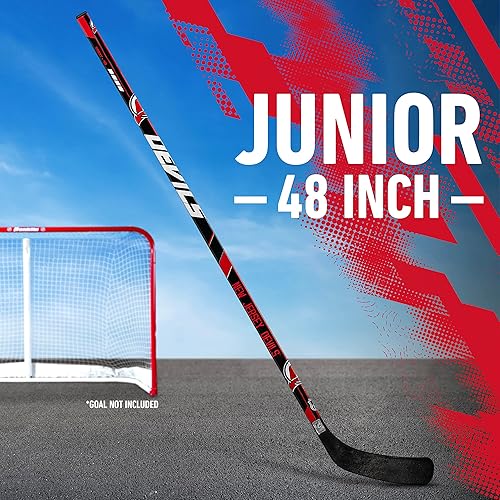 Vista 160 de Franklin Sports NHL Team - Palo de hockey callejero de vinilo de 48 pulgadas Pittsburgh Penguins