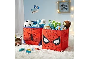 Spiderman Toy Box, Collapsible Storage Cubes